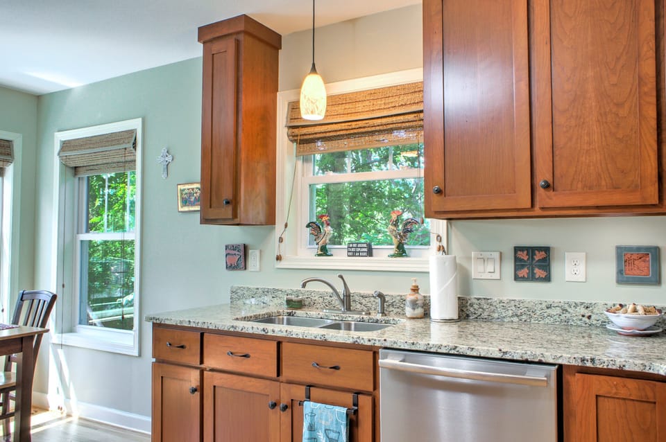 Kitchen is well equipped for all your cooking needs