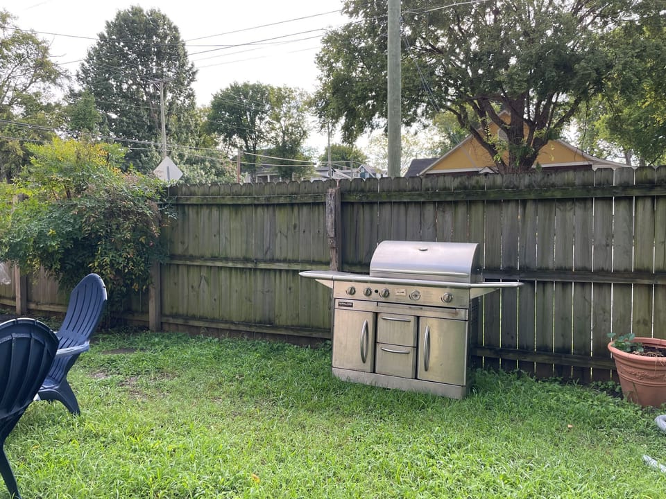 Stainless Gas BBQ for Grilling up dinner