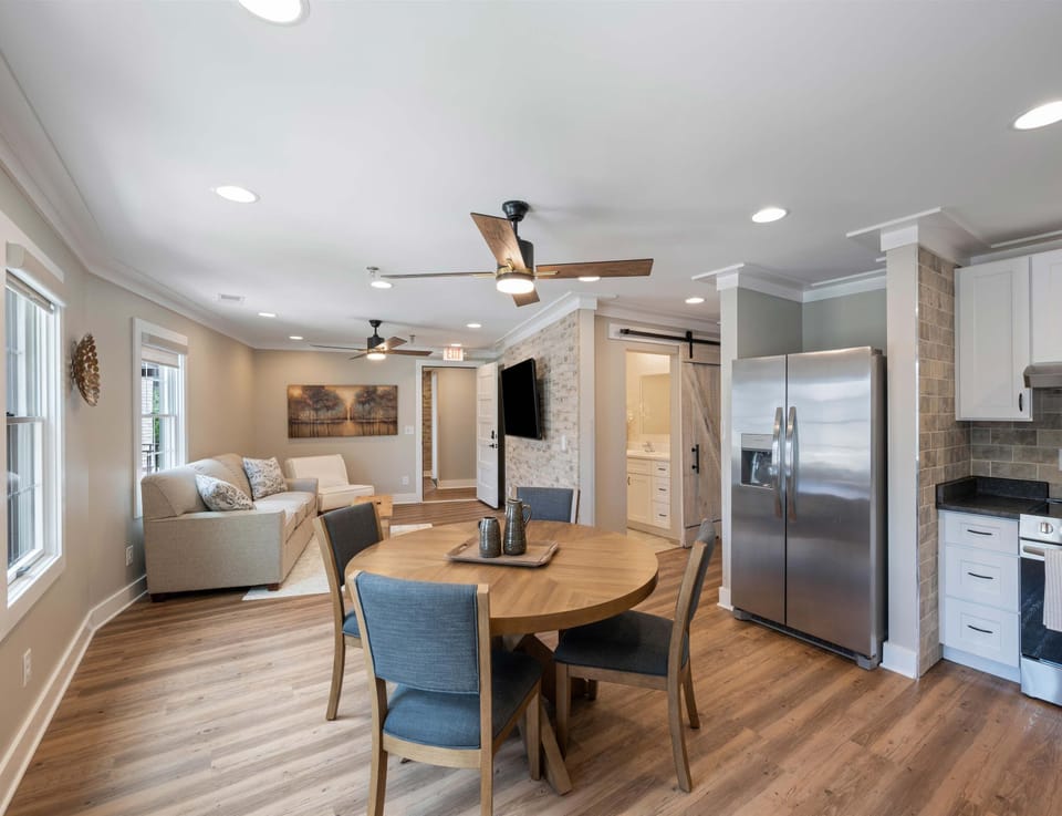 Make mealtime memories together at the dining table, seating 4​