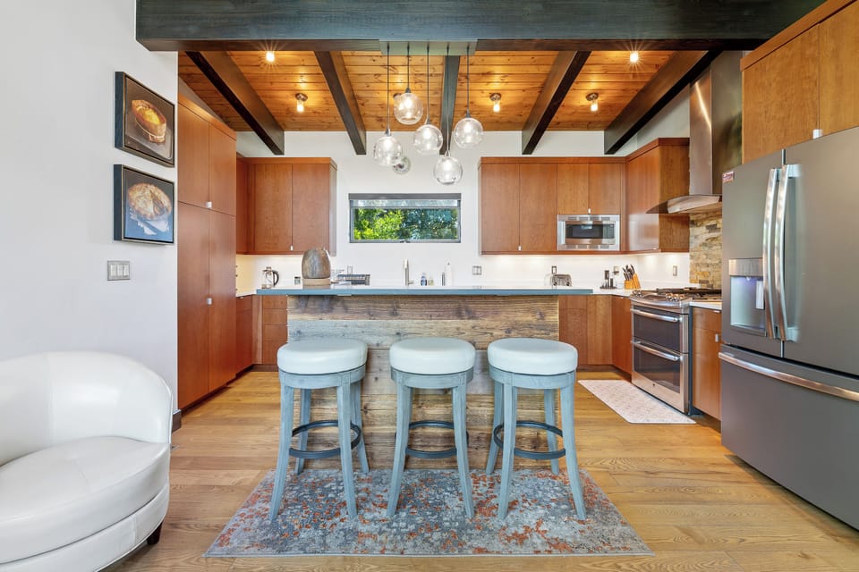 Kitchen - with everything you need to dine in...