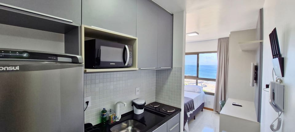Kitchen or kitchenette,Sea view