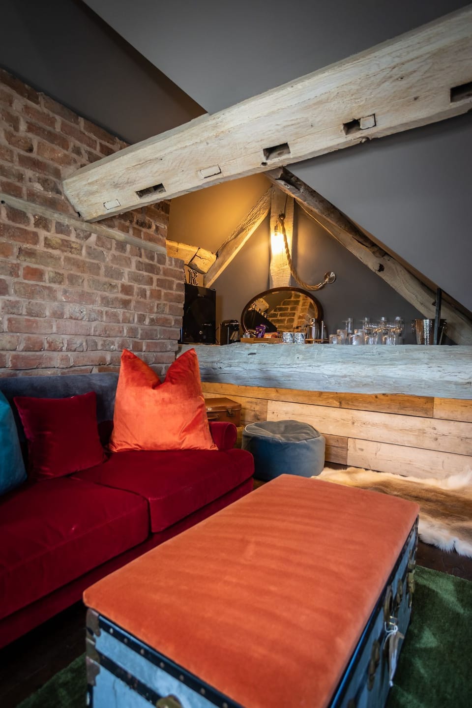 The Cocktail Bar with music system