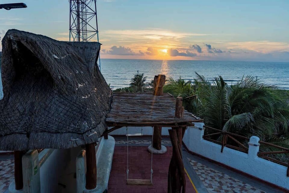 Sunset over the Caribbean