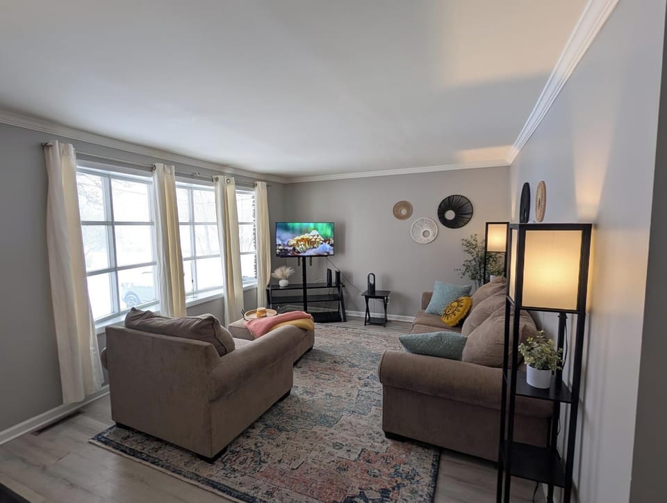 Lots of natural light.