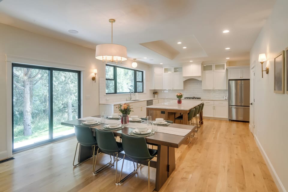 Dining Area | Dishware & Flatware | 1st Floor
