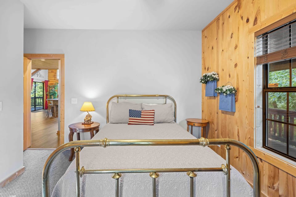 Queen Size Brass Bed