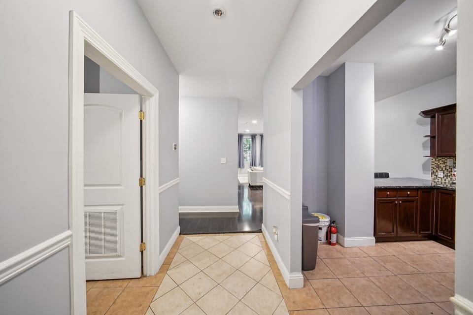 Floor, Flooring, Indoors, Door, Kitchen