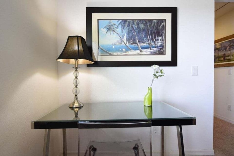 Furniture, Table, Lamp, Desk, Indoors