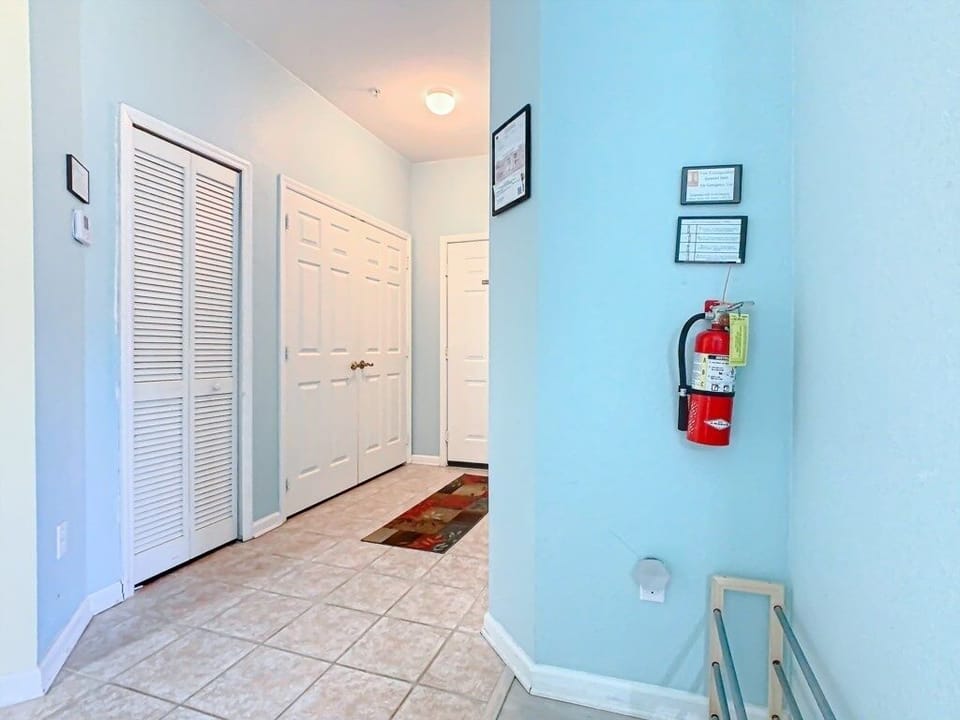 Bright and welcoming hallway with easy access to all rooms and ample storage space.