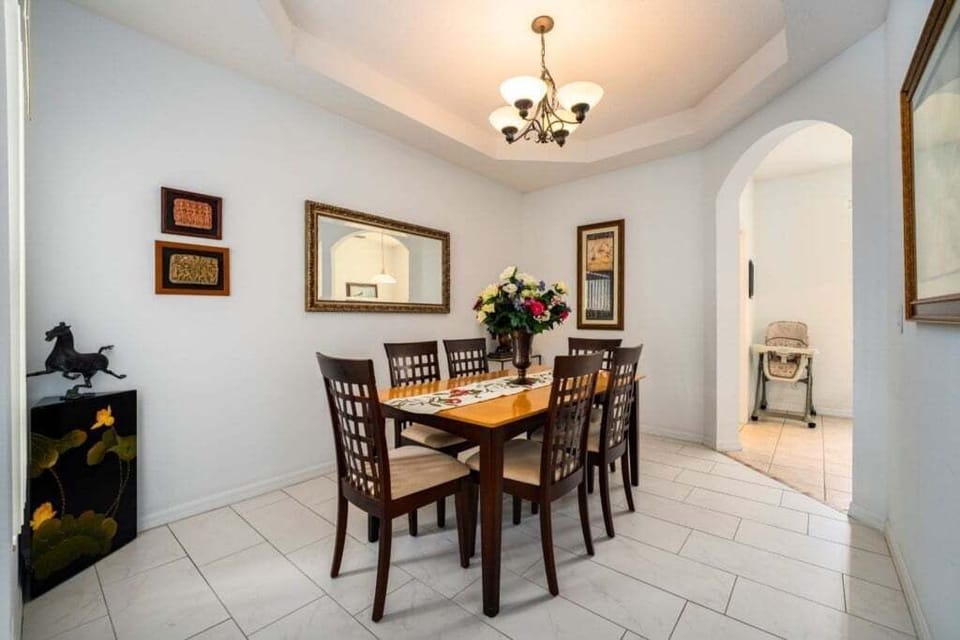 DINING:  Dining Room with 6-Seat Dining Table