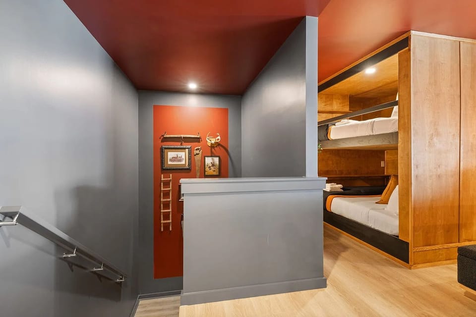 2nd bedroom featuring a bunk bed with 2 King beds