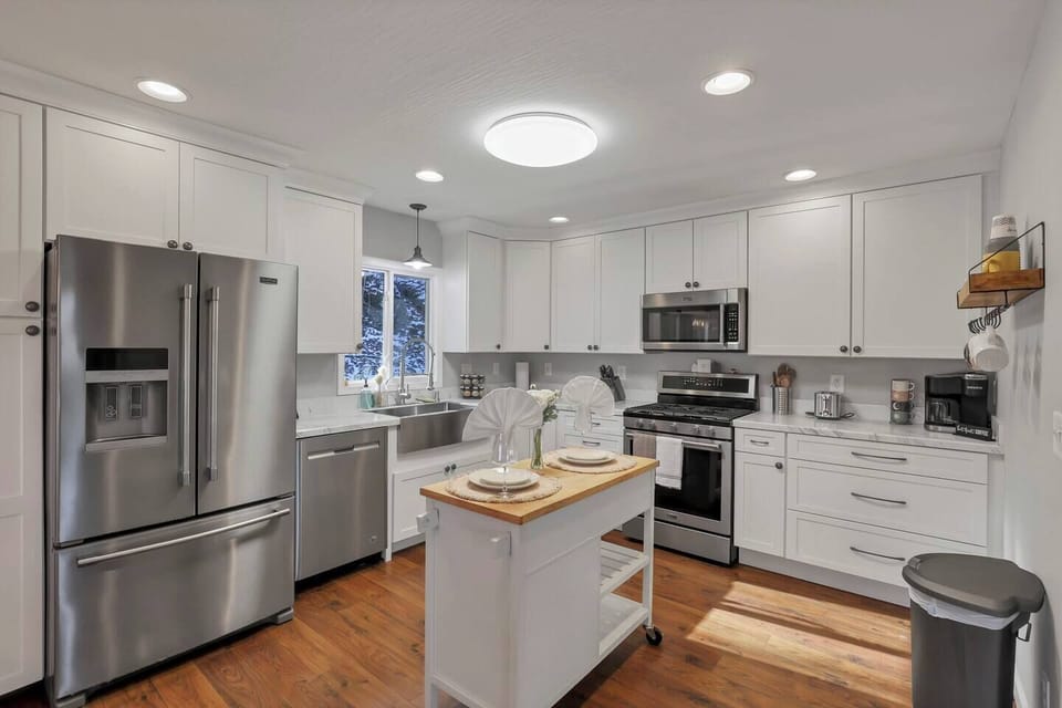 Well stocked kitchen