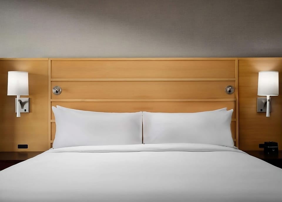 Sink into crisp linens and enjoy a perfectly calm night.