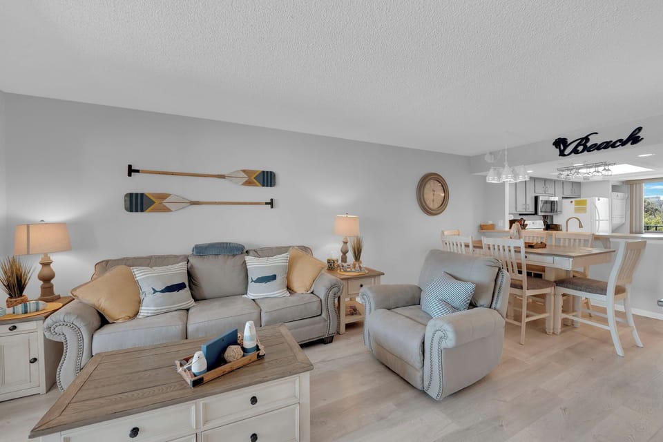 Comfortable living room in your island vacation condo