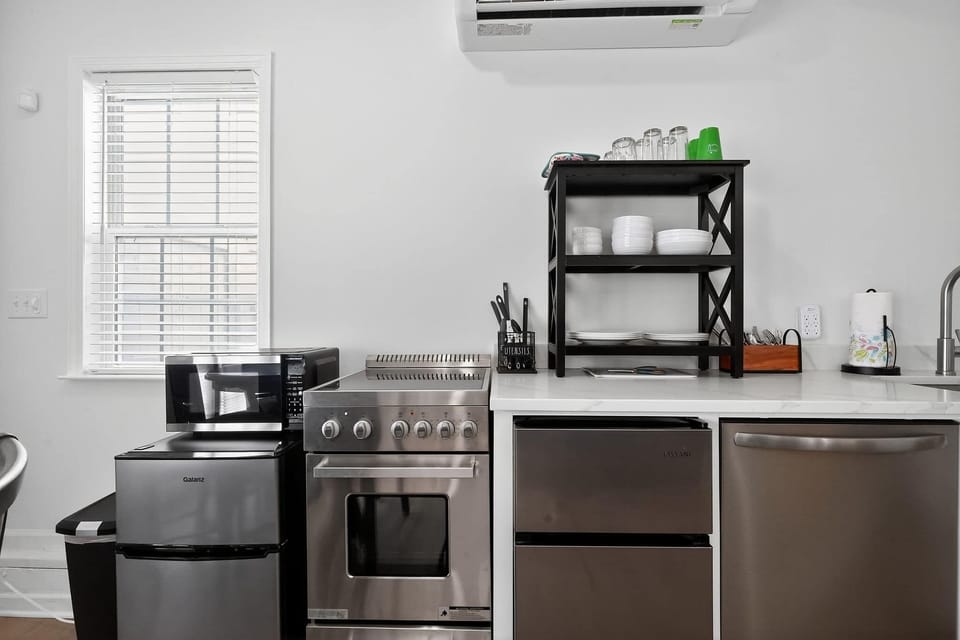 Small but thoughtfully stocked—perfect for simple meals and snacks. 