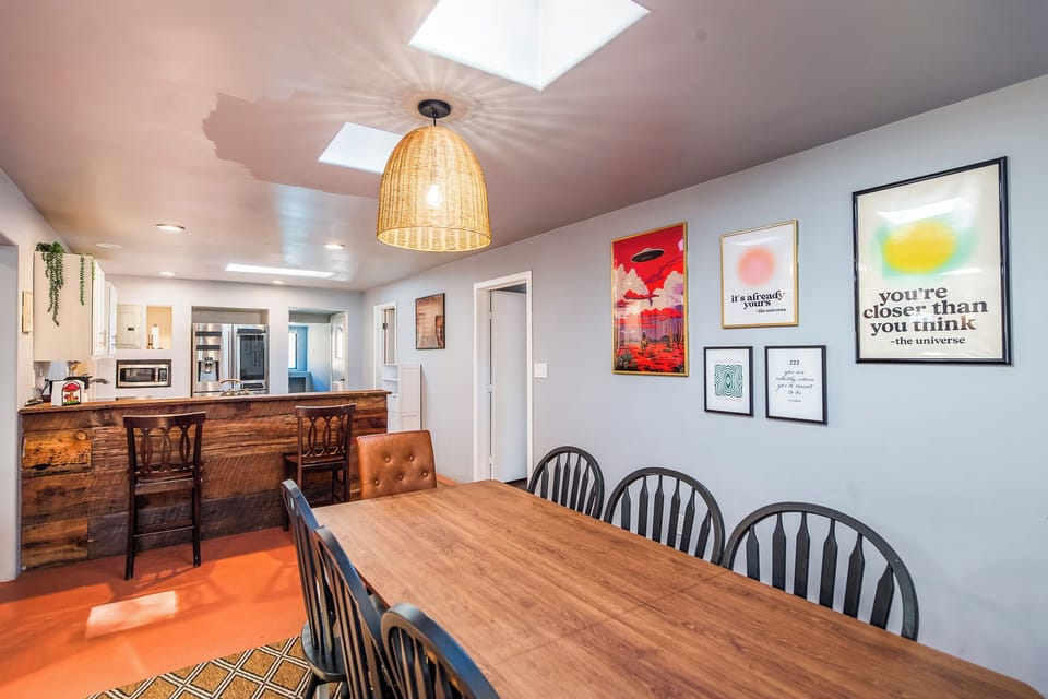 Large dining area