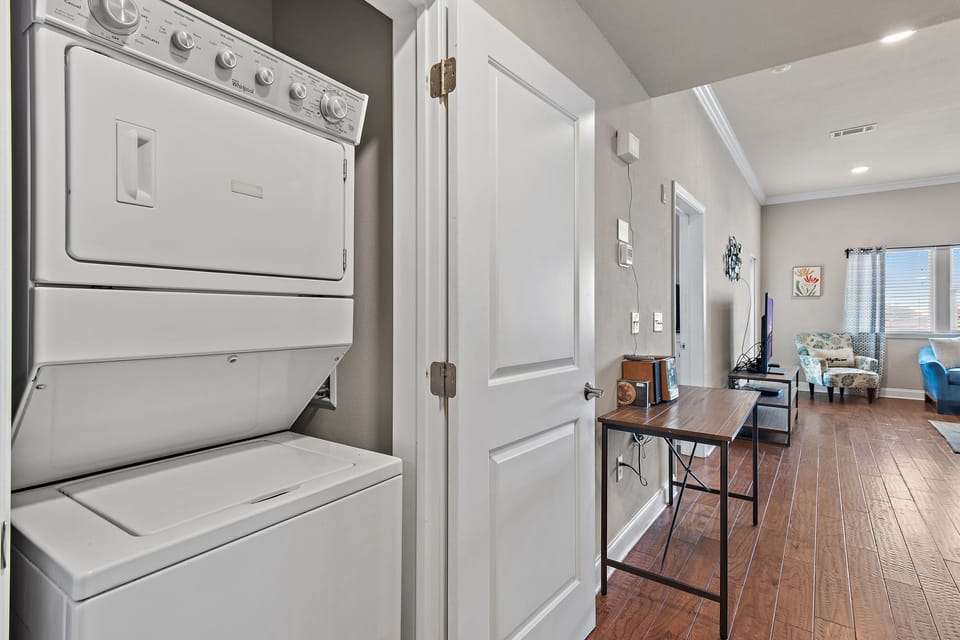 Washer and dryer