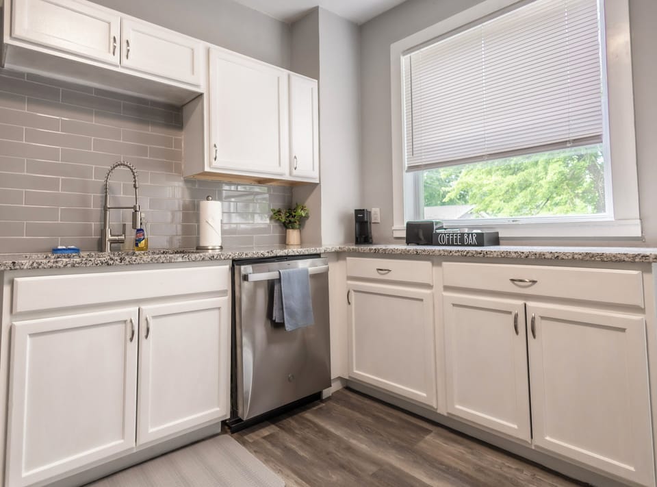 Fully equipped kitchen with everything you'll need to prepare meals