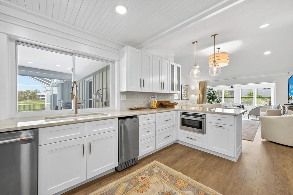 Large open kitchen