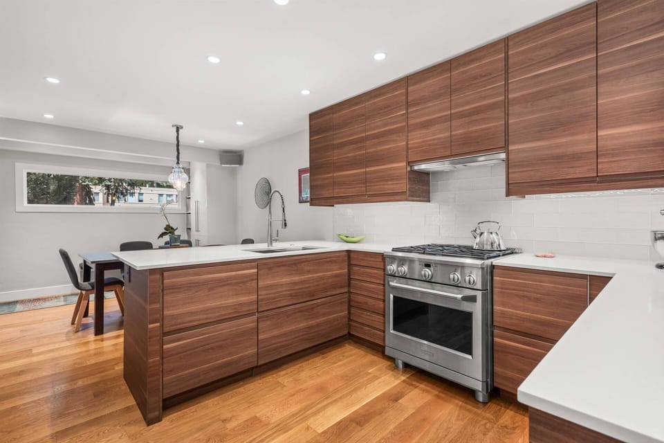 Prepare meals in the modern and high end kitchen that has everything you need
