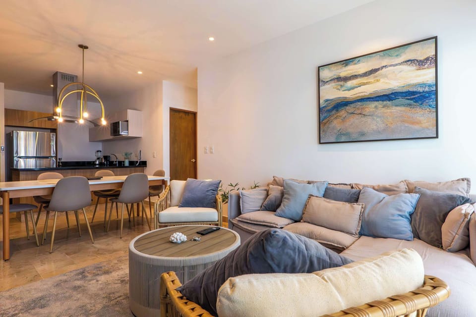 Relax in style in our spacious living area, perfect for unwinding after a day out.