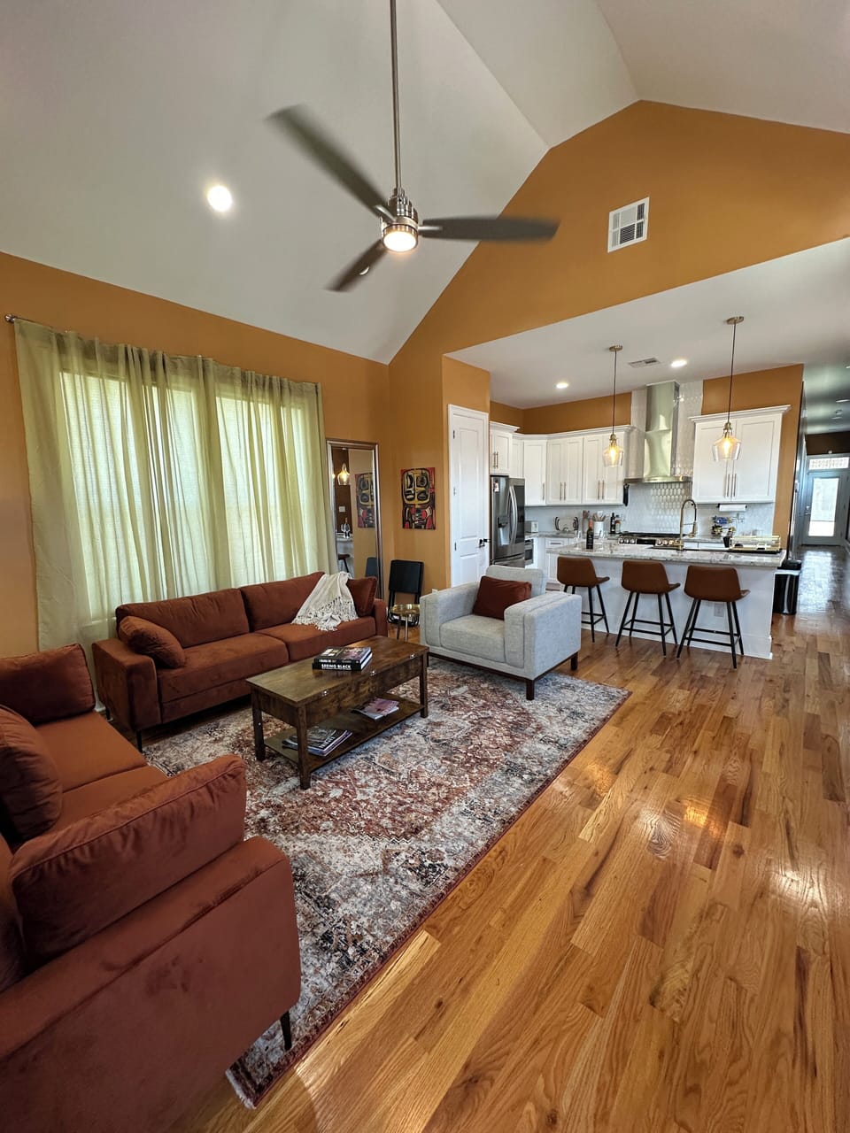 Open living room area