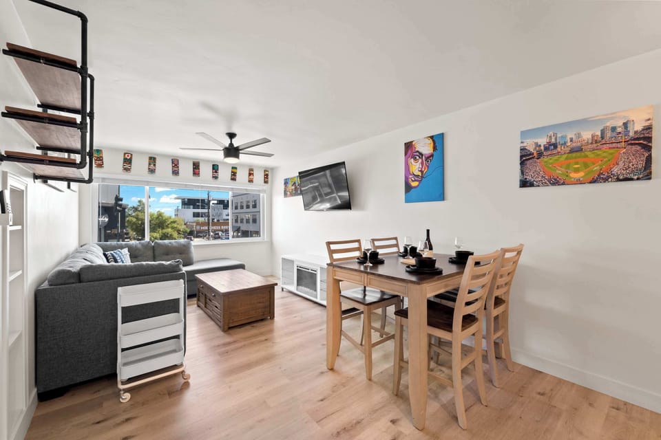 Bright dining & lounge space 🍽️✨