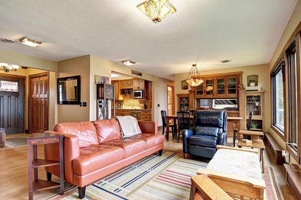 Living room has the best views.  