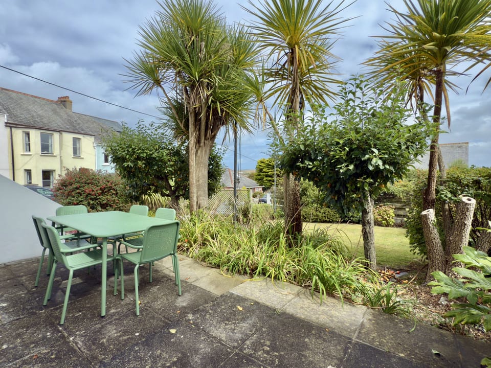Garden and Patio with seating 1 Netherton Road, Padstow Cornwall PL28 8EG