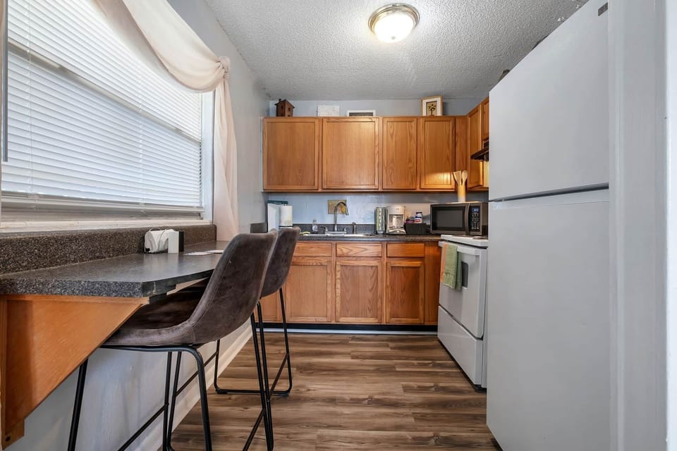 Full view of kitchen