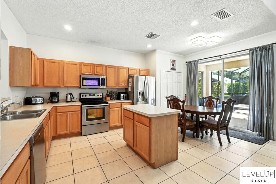 Plenty of cookware, dinnerware & utensils for your stay