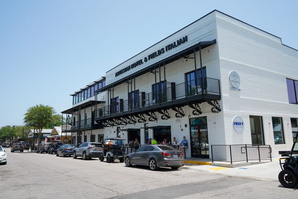 Boutique hotel steps from dining, shopping, and coastal charm