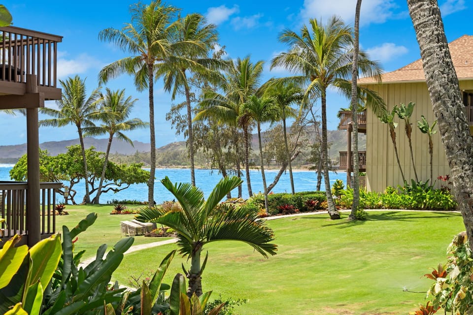 Ocean views from the private lanai