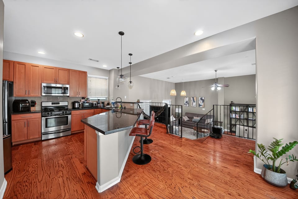 Floor, Flooring, Indoors, Hardwood, Kitchen