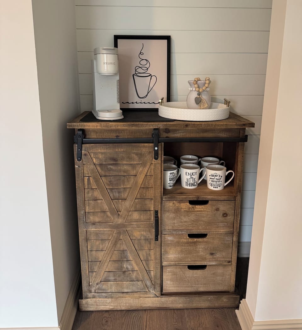 Game room coffee nook