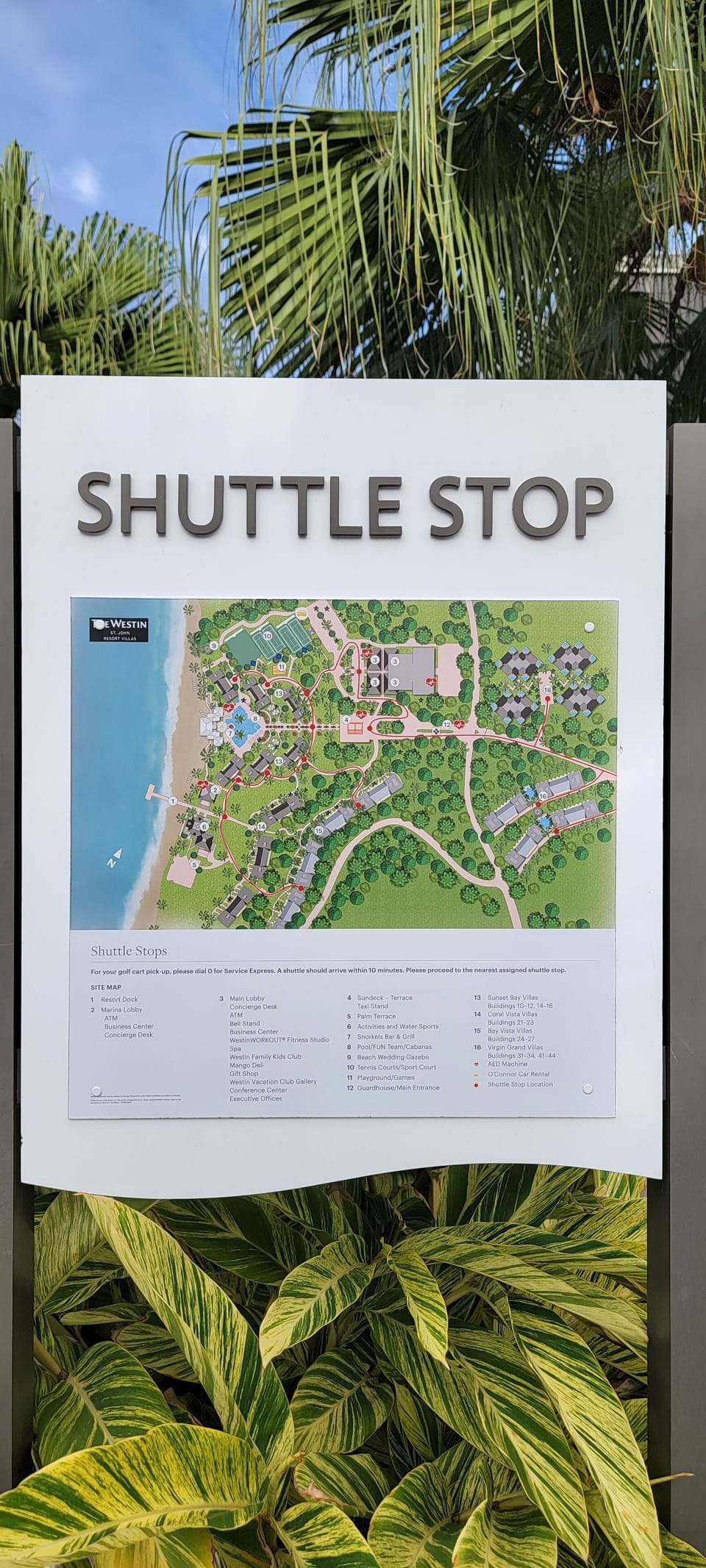 Shuttle map