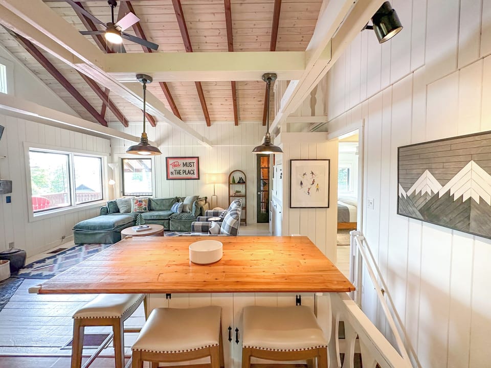 Overlooking Living Area from Kitchen