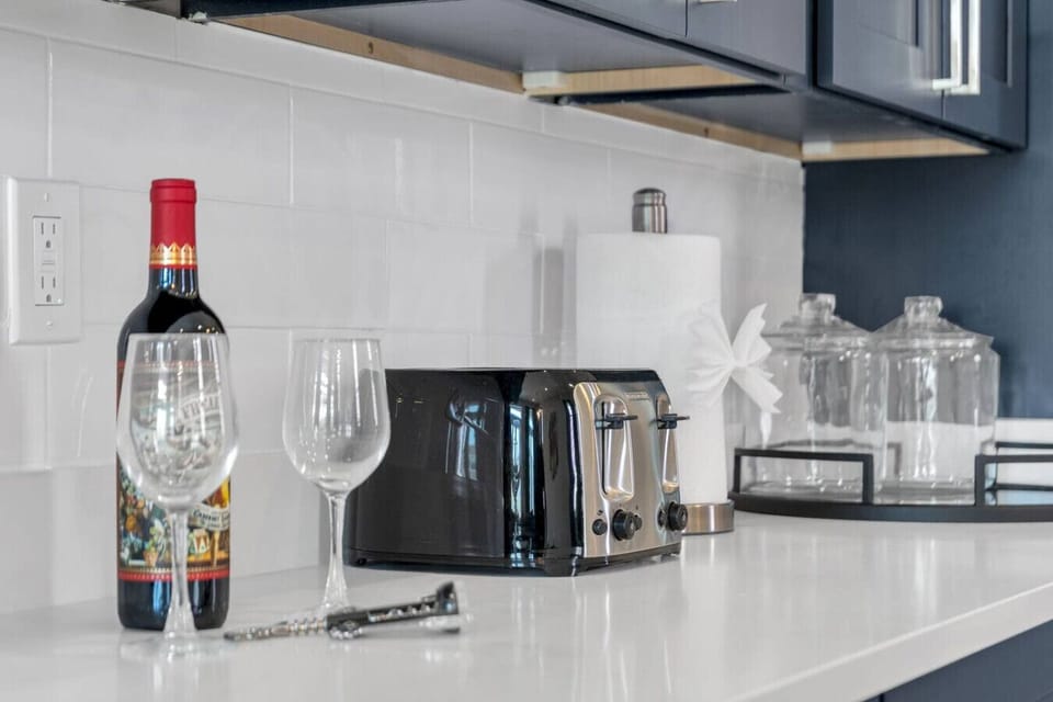 Fully stocked kitchen