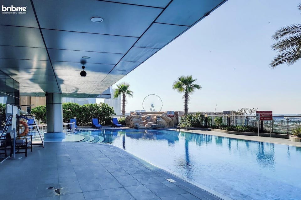 Public Pool: "Dive into relaxation in our refreshing public pool area."