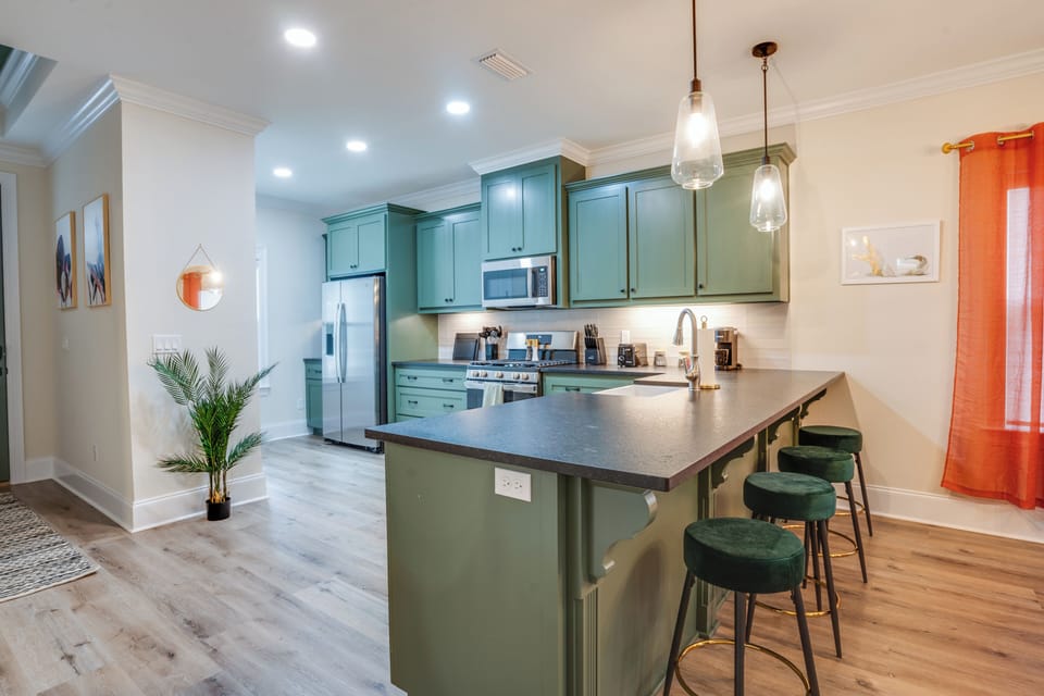 Fully equipped kitchen