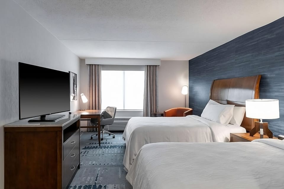 Wake up refreshed in a bright, airy two-bed retreat.
