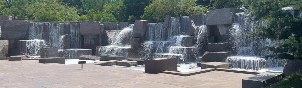 Unwind to the soothing sounds of cascading city waterfalls nearby.