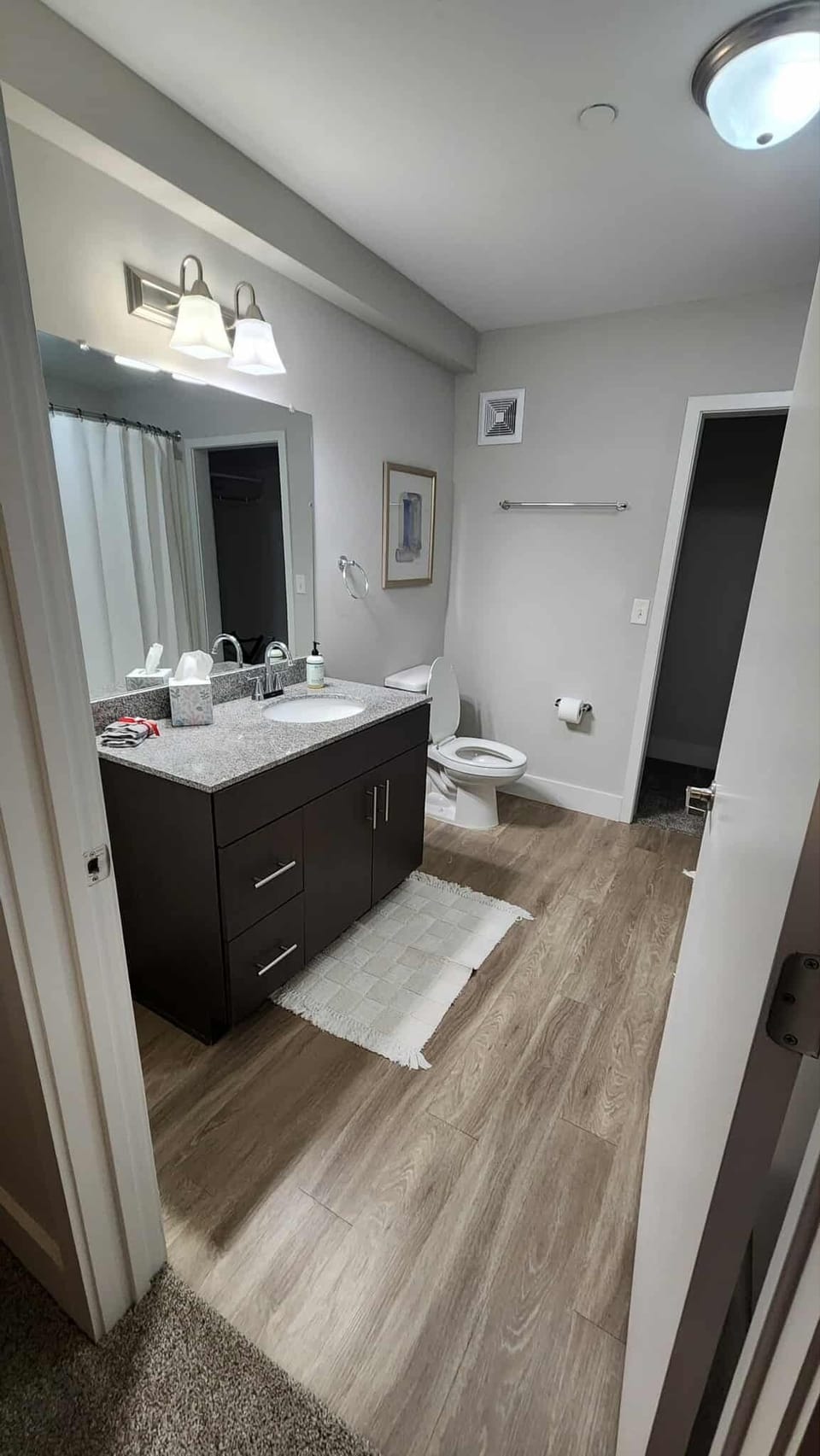 Left bedroom attached bathroom