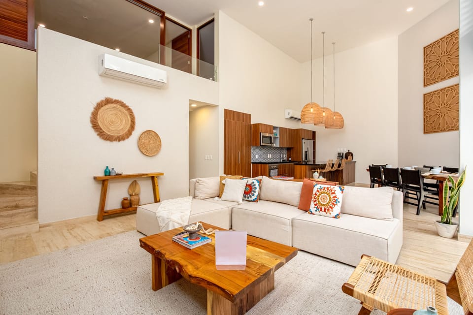 Soak in the daylight and unwind on the sofa — the perfect spot for movies or mid-day siestas.