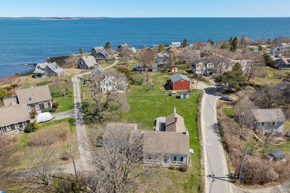 Aerial views of Coastal Breezes is within walking distance to the Giant's Stairs and scenic walking trail.