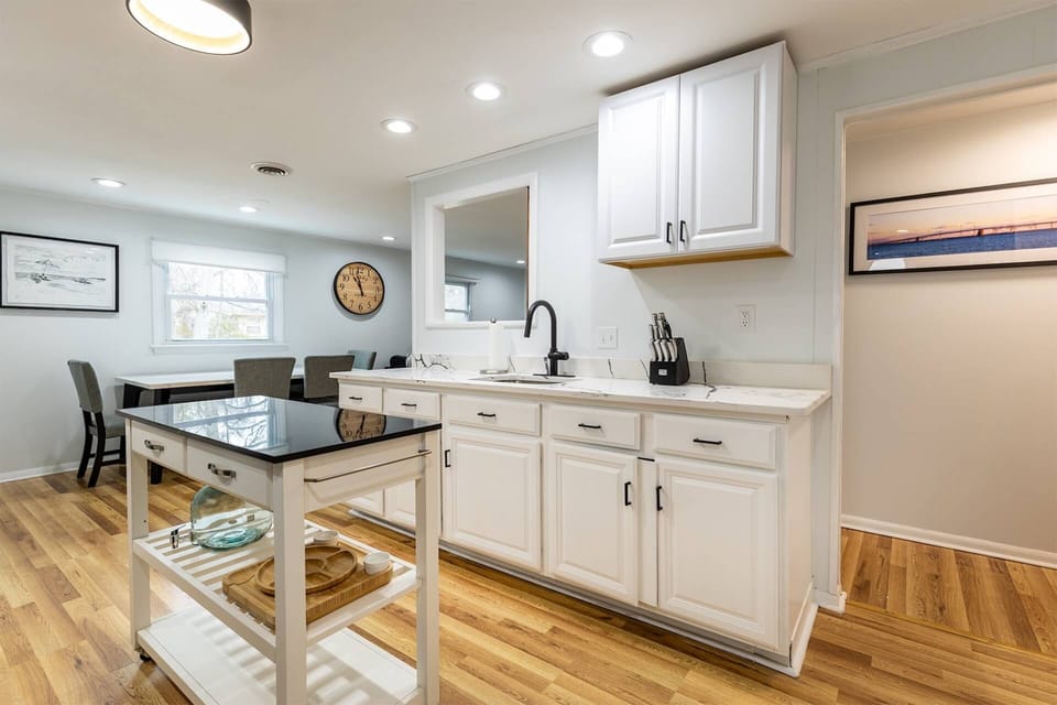 The spacious new kitchen has been designed with the chef in mind.