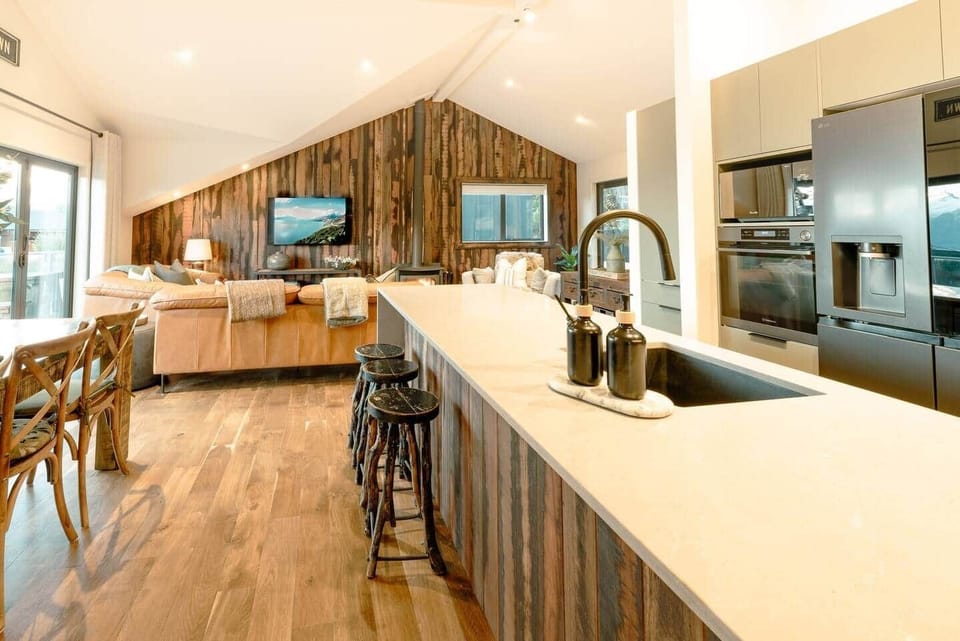 Open plan living, dining, kitchen