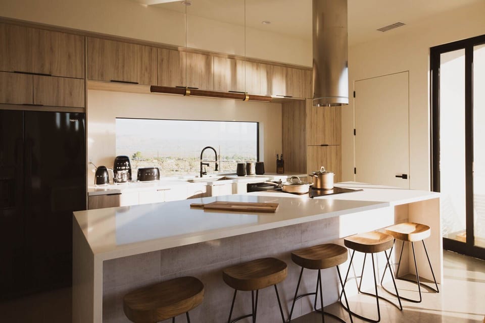 Breakfast bar.
