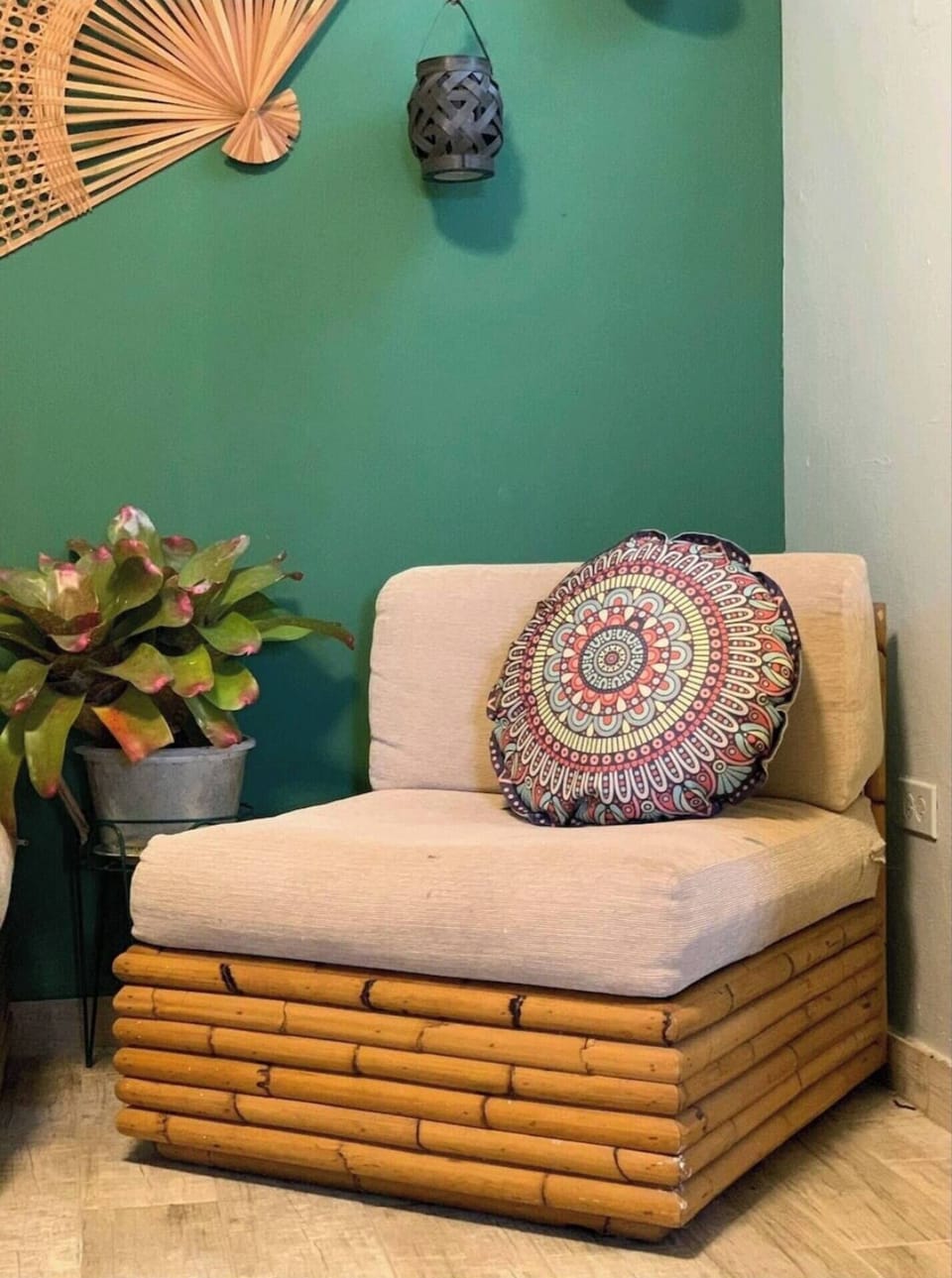 A quiet corner with a comfortable chair, designed for your relaxation.

