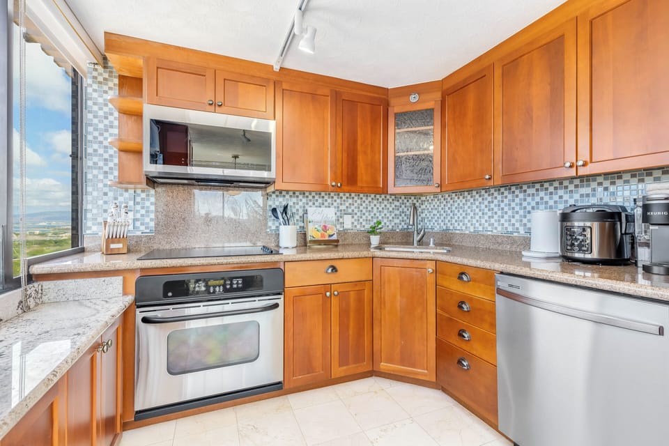Fully equipped kitchen